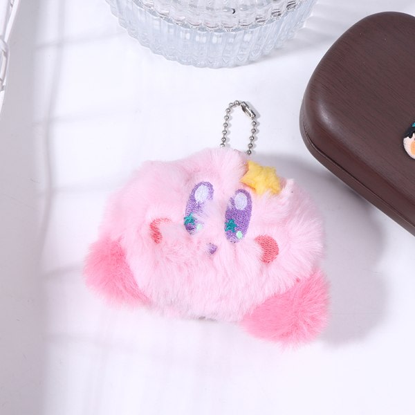 IC tecknad Anime Kirby plysch docka nyckelring mjukfyllda dockor Keyr