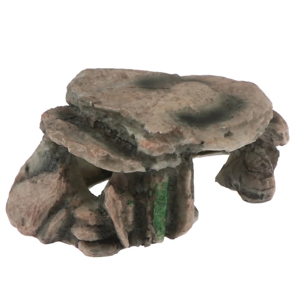 IC Akvarium Skjulestein Reptil Klatreplattform Steiner for
