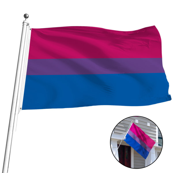 IG 90*150cm Transgender Flagga, Double Gender Flag, Pan-gender