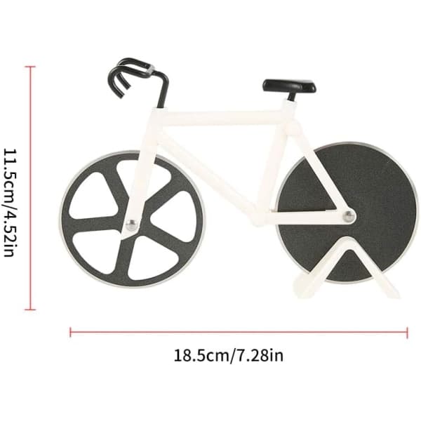 IC Pizza Cutter Cykel, Non-stick Skærhjul Rustfrit Stål