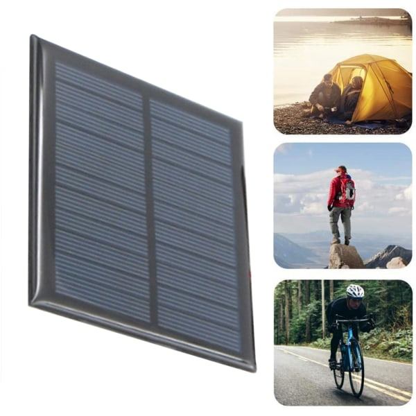 IC Solcellelader, Bærbar Solcellepanel, Energibesparende, Mini Bærbar Solcellepanelsett