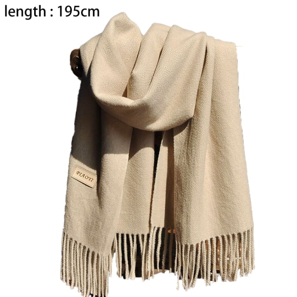 IC Sommerscarf - Oversized Lang Let Strand Gazevæv i Linned