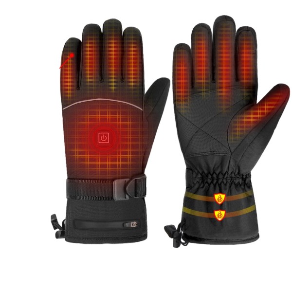 Uppvärmda handskar for män kvinnor, uppladdningsbara elektriska uppvärmda handskar