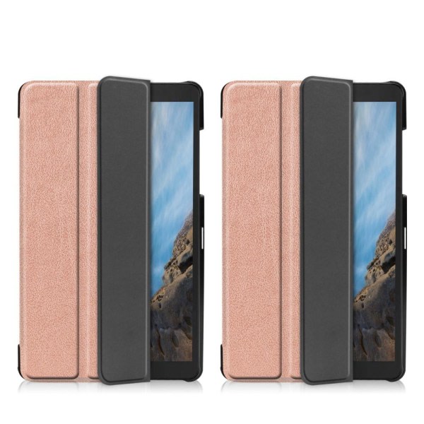 IC Samsung Galaxy Tab A 8.0 - Tri-Fold Etui - Roséguld