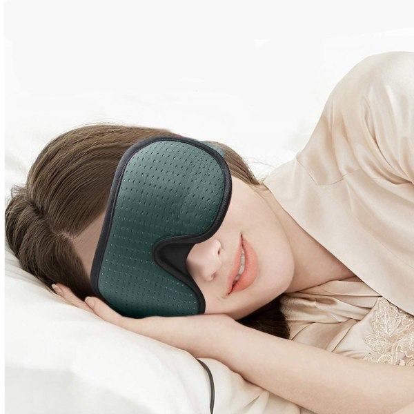 IC Lights Blockout Sömnmask för män kvinnor, cover för green