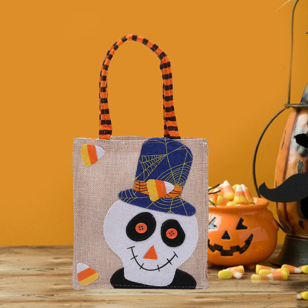 IC 2kpl Halloween-koristeet kurpitsa noita lahjapussi LSLINne karkkipussi lapsille juhlapukeutuminen