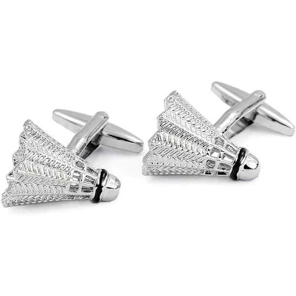 Men's Cufflinks, Stainless Steel, Silver Color