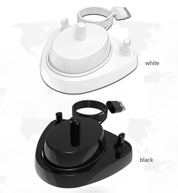 for Braun Oral B Tannbørste USB-lader SVART black