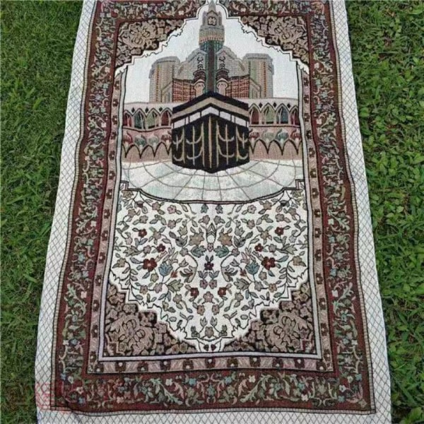 IC Muslimsk bönematta för islam flätade mattor vintage Eid