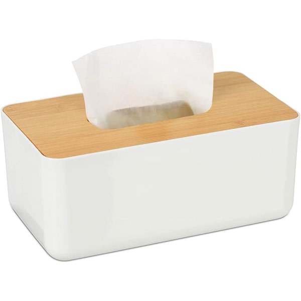 IC Cosmetic Tissue Box Våtservetter Box Trä Tissues Box Dispenser