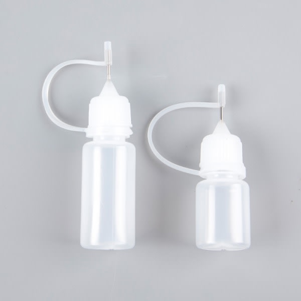 IC 10 kpl Spetslim 10ml Applikatorpullo Putki Alitappaminen Neulansilmä 5ML