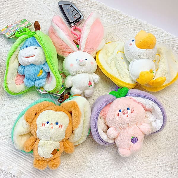 IC Fylt kreativ pose til frukt Transform Fruit Animal Family P A5