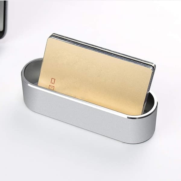 IC Metall-aluminium Visitkortsholder, Kontor Visitkort Display