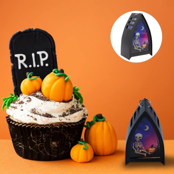 IC Halloween Party Lampe Dekoration: Halloween Skrivebords Ornament til Party Favorit Tilbehør