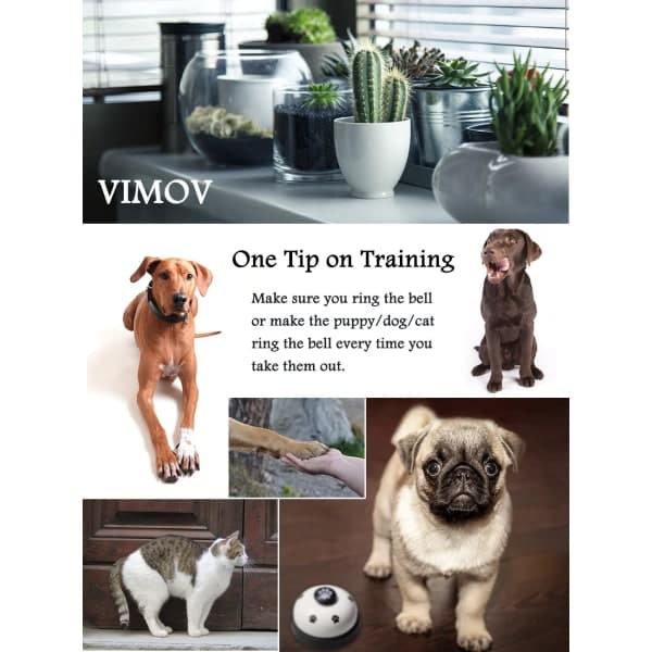 IC Hunddörrklockor, Pet Training Bell Hundbordsklocka Justerbar hund