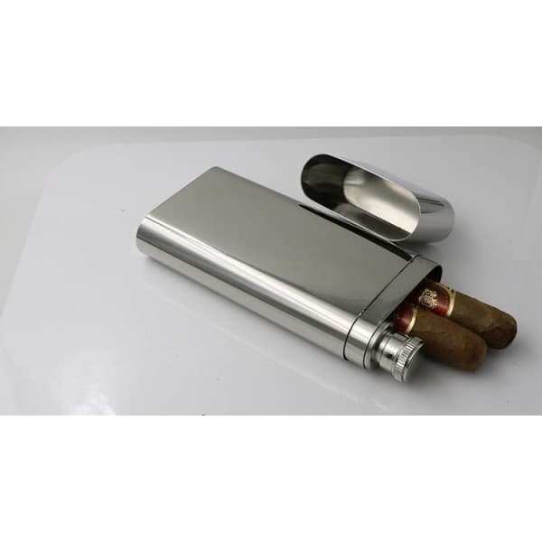 Personlige Humidor-cigarrør i rustfritt stål, Humidor-vinrør
