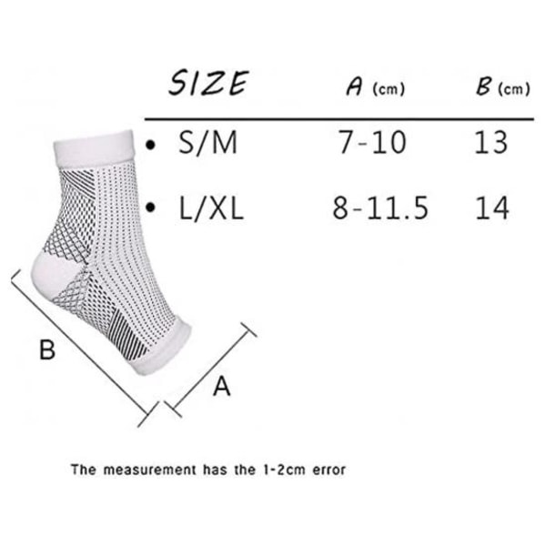 IC 4 par Soothesockor Amrelieve Soothesocks Kompressionsstrumpor