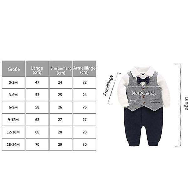 Babybody Grå 3-6M(66) IC