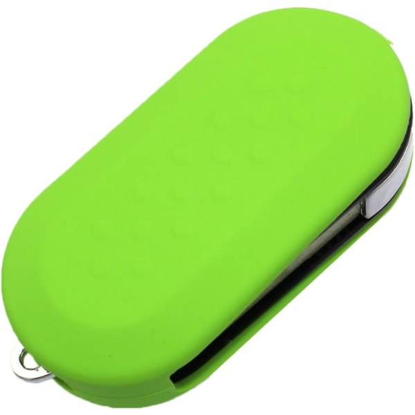Lysegrønt cover til Fiat 500 3-knaps nøgleetui Beskyttelse Glow in The Dark IC