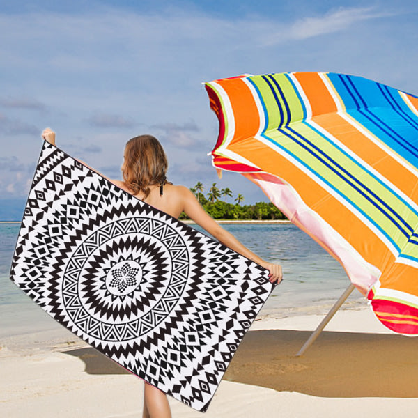 IC Nopeakuivuva rantapyyhe matkoille - Extra suuri 80×160cm Kuvio 3