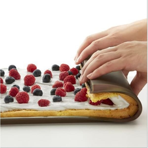 IC 1:a Multifunktionsbakform Icke-Klibbig Silikon Bakmatta Cake S Kaffe 30.5*25.5cm