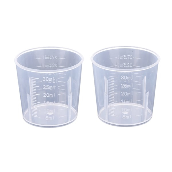 IC 20/30/50/300/500 / 1000ML Muovi Mittakupin Kannellinen Kaada Pipetti Kuten Kuvassa 300ml