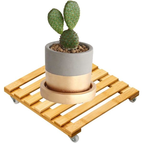 IC Plantestativ, 1/2 planteholder med hjul, innendørs planteholder