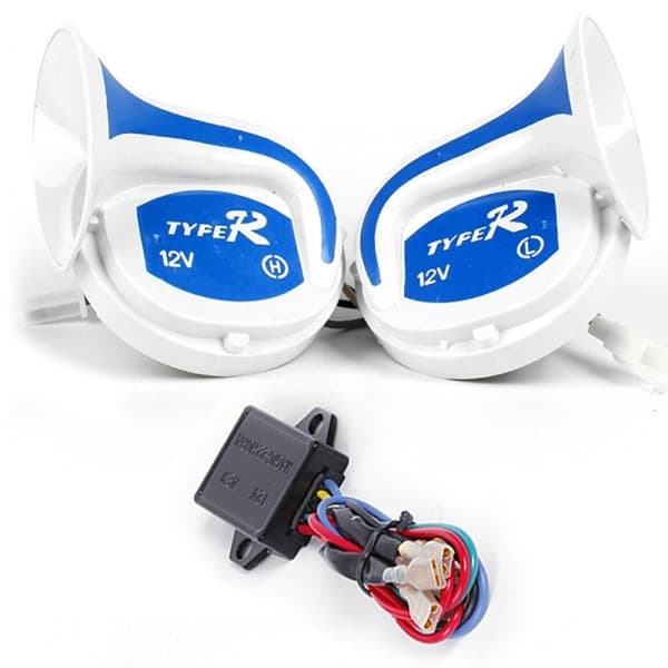 IC 2 STK Bil Lufthorn Motorcykel Multi Tone 8 Stemmer Tone Horn Sæt
