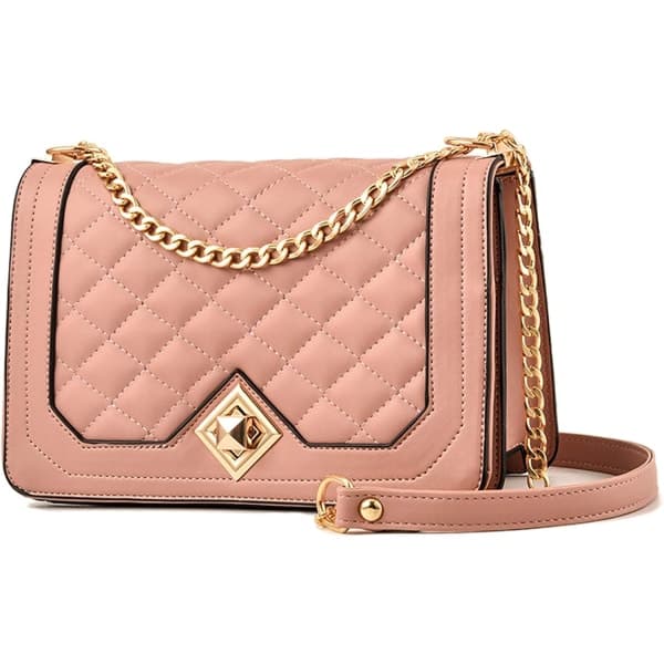 IC Crossbody-väskor för kvinnor Små handväskor PU-läder Axelväska Handväska Evening Bag Quiltade väskor med kedjerem