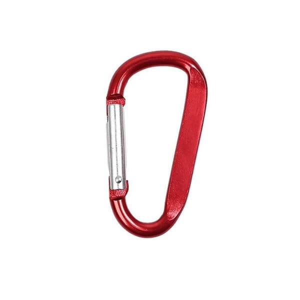 Stora Karbinhakar Nyckelring 3\" Aluminium D-form Premium Slitstark D-ring Karbinhake Clip Ok Campingtillbehör Snap IC