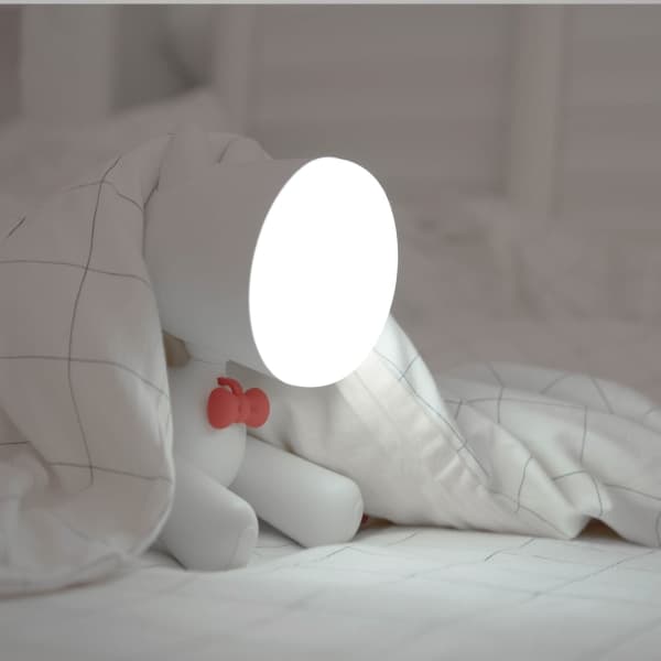 IC Nattlampe for barn, USB skrivebordslampe for gutter og jenter Nattlampe Bursdagsgave