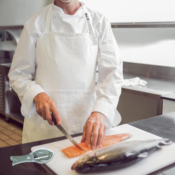 Fiskeskjellfjerner - Skjellrengjøring - Fiskeskrapebørste | 6-30 * 2-17 tommer Skarp Nettskrellfjerner - Fiskenettbørste