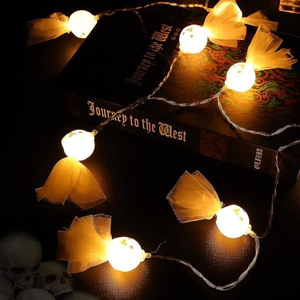 IC Spooky Halloween Lyslenker - 10ft 20leds, 2 lysmoduser