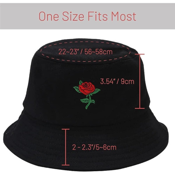 IC Bomuldshat til kvinder mænd sommerrejser sol strand spand hat, unisex udendørs fiskerhat