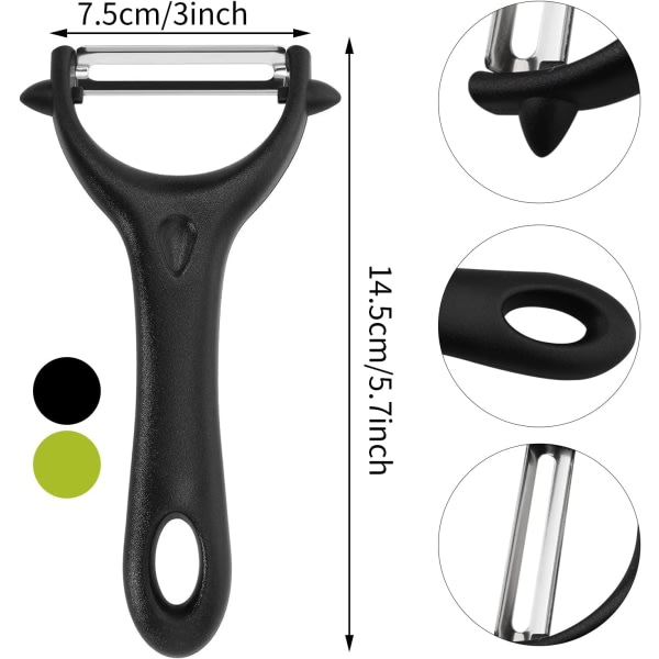 IC 2 st Y-formad vridbar potatisskalare