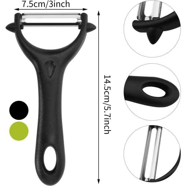 IC 2 stk Y-formet roterende potetskreller