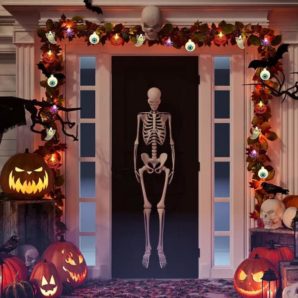 IC Dekorative Græskar Spøgelse Spindel Lys - Halloween Fe-lys