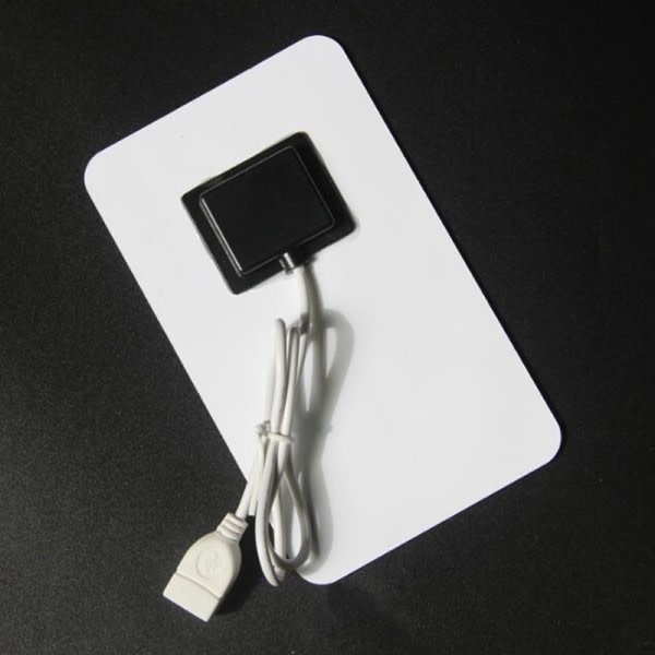 IC Solpanel Solcellesystem til mobiltelefonoplader Sort