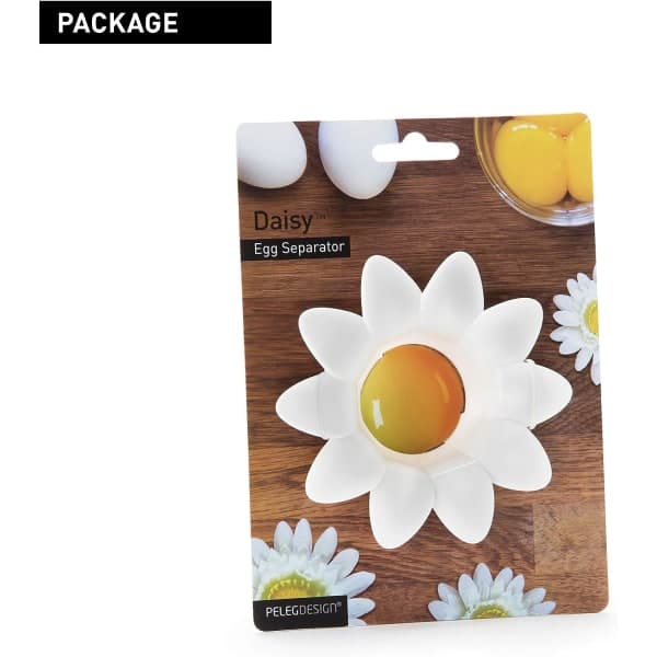 IC Plast Egg Separator, Egg White and Yolk Separator, Kitchen Gadgets, Baking Tools, Egg Extractor, Sweet Flower Design