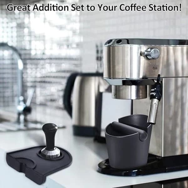 Kaffeutslagsbehållare (liten 12,5 * 12,1 * 10 cm), espressoutslagsbehållare