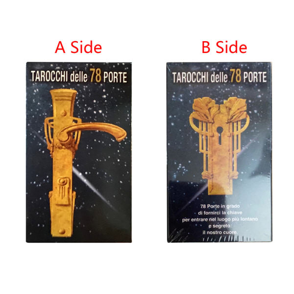 IC Tarot of the 78 Doors Kort Spådom Öde Divination Deck Familj Flerfärgad en storlek