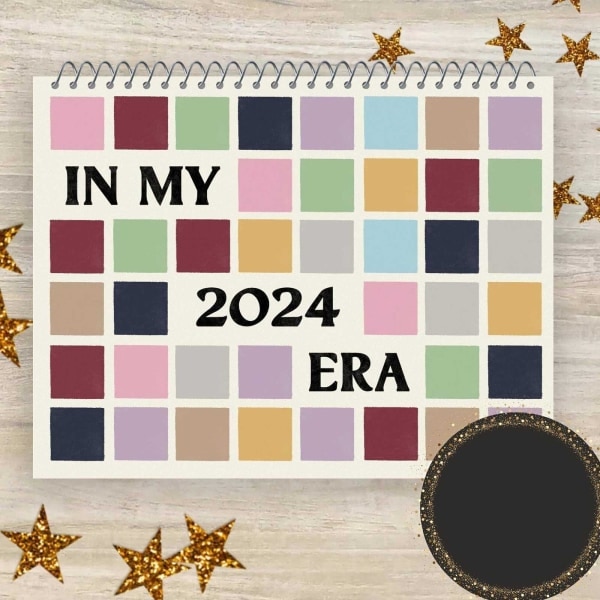 Taylor Tour Kalender 2024, Swift Musik Poster Albumomslag Poster Kalender - Årsvägg för flickor och pojkar Julklappsmusikälskare kalender