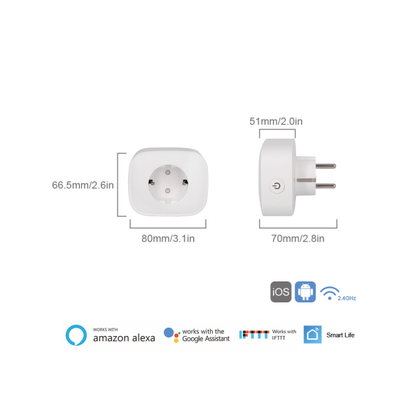 IC Smart uttag wifi fjärrkontroll timer switch trådlöst uttag