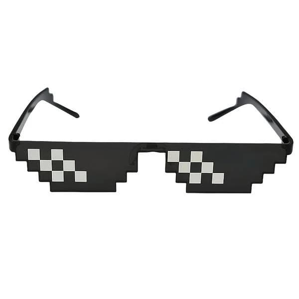 Mosaikk Solbriller Tredimensjonale Pixel Solbriller Tynne Minecraft Rammeløse Uregelmessige Solbriller C2 C2