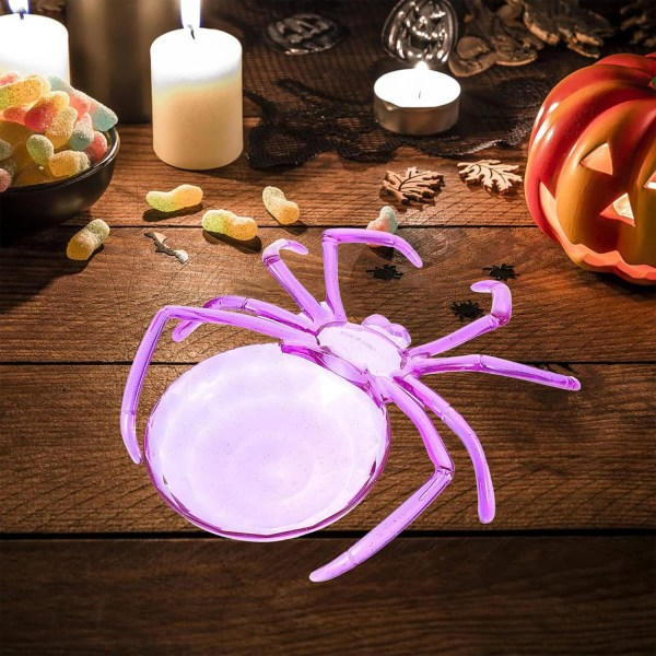 IC Halloween-hämähäkkikarkkilautanen - Ainutlaatuinen vintage Halloween-karkkeille