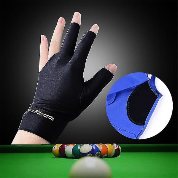 IC CNE Spandex Snooker Billiard Cue Handske Pool Venstre Hånd