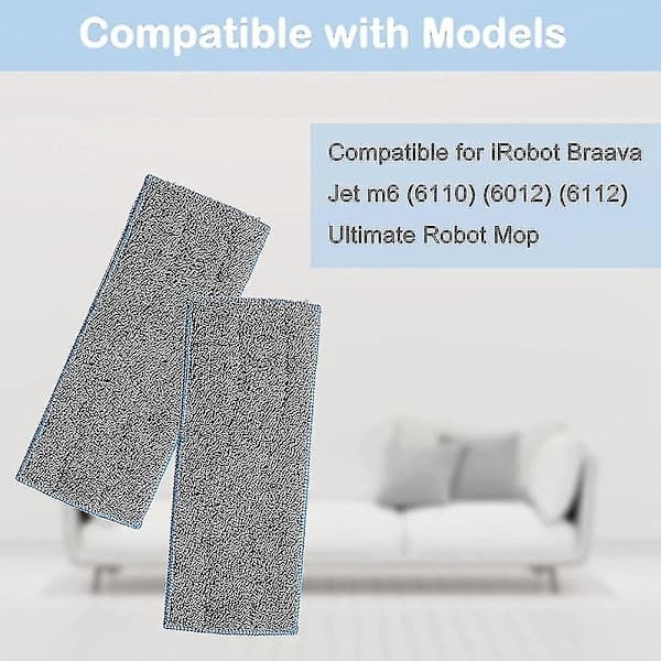 10-pakning Braava Jet M6 våte moppeputer for Irobot Braava Jet