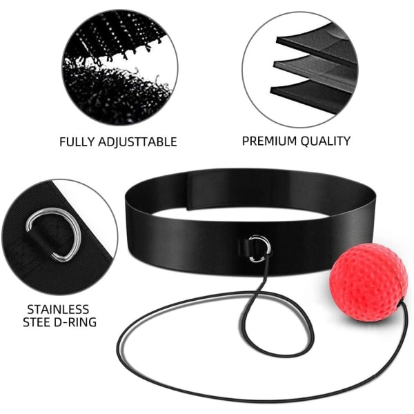 IC Boxing Reflex Speed Boxing Ball Sanda Boxer forbedrer reflekser H Sort