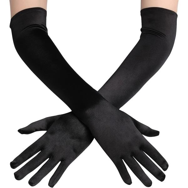IC Damhandskar Satin Klassisk Opera Audrey Hepburn Handskar