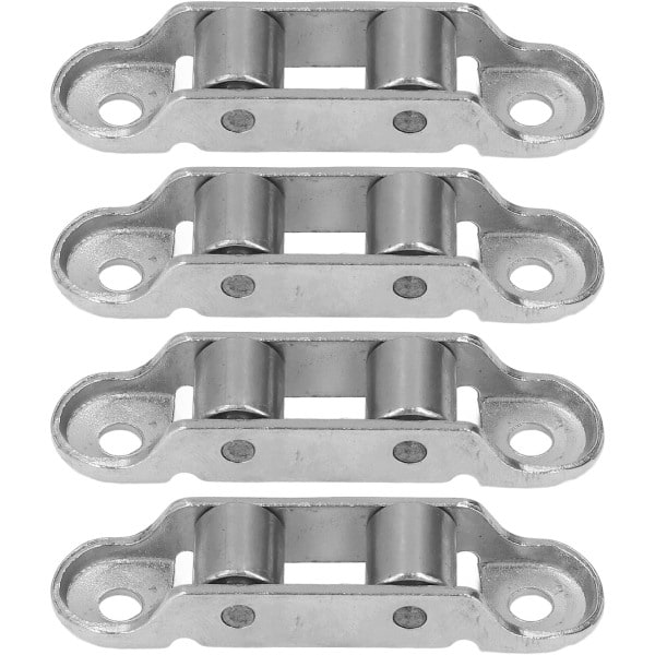 IC 4 ST Rulle til skydedør i rustfrit stål med dobbelt drivning Lav støj Ruller Skydedørsvindu Beslag Ruller Stille skyderulle Skydedørsbeslag (2,4 tommer)